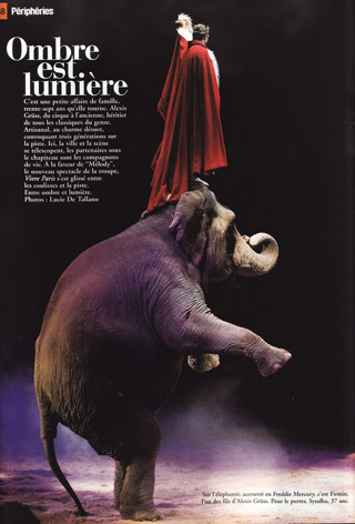 Paris: le Cirque National Alexis Gruss dans le magazine Vivre Paris