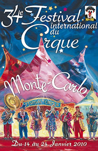 Télévision: le 34 Festival International du Cirque de Monte-Carlo sur France 3