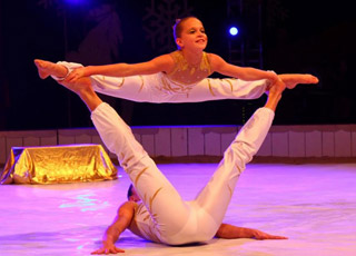 Tarn-et-Garonne: sous la halle aux étoiles de Nol en Cirque à Valence-d'Agen