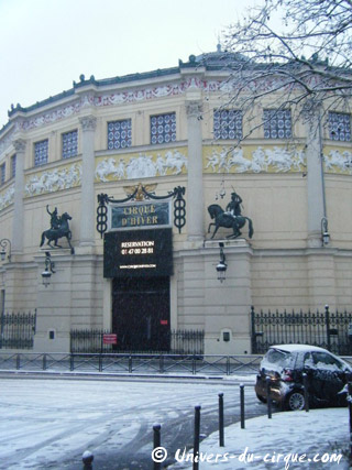 Paris: un hiver placé sous le signe de la neige pour les cirques dans la capitale