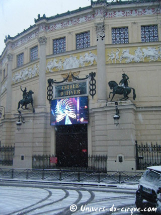 Paris: un hiver placé sous le signe de la neige pour les cirques dans la capitale