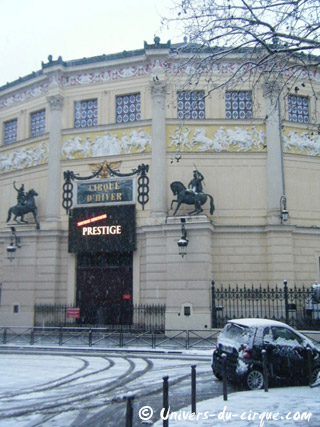 Paris: un hiver placé sous le signe de la neige pour les cirques dans la capitale