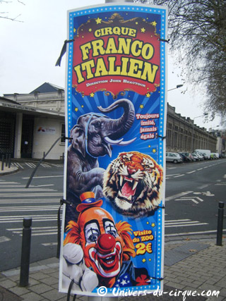 Maine-et-Loire: le Cirque Franco-Italien à Angers jusqu'au 02 janvier 2011