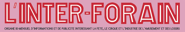Sommaire de l'Inter-Forain du mois de décembre 2010