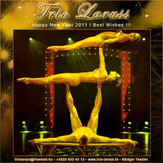 Nouvel an: des cartes de voeux sur le thème du cirque