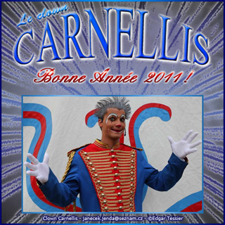 Nouvel an: des cartes de voeux sur le thème du cirque