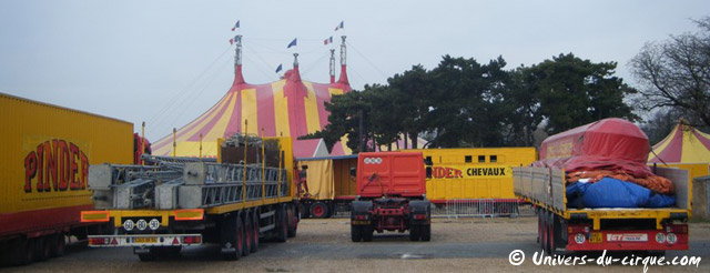Paris: fin de la saison d'hiver 2010 / 2011 du Cirque Pinder le 09 janvier prochain