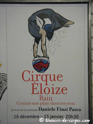 Paris: le Thétre du Rond-Point et le Cirque Eloize s'affichent dans le métro parisien