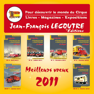 Nouvel an: des cartes de voeux sur le thème du cirque