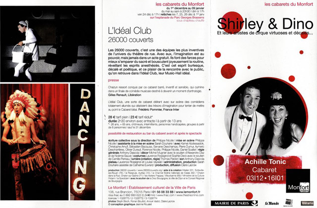 Paris: derniers jours du spectacle de Shirley et Dino à Paris