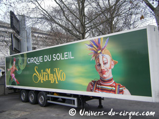 Paris: derniers jours de la courte tournée française du Cirque du Soleil