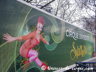 Paris: derniers jours de la courte tournée française du Cirque du Soleil