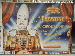 Paris: nouvelle campagne d'affichage du Cirque d'Hiver Bouglione dans le métro de la capitale