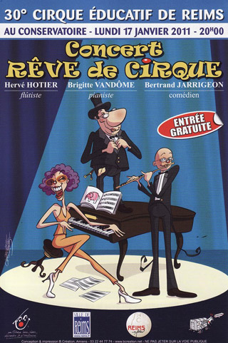 Marne: concert et rencontre-débat à l'occasion du 30 anniversaire du Cirque Educatif de Reims