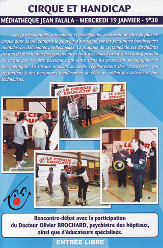 Marne: concert et rencontre-débat à l'occasion du 30 anniversaire du Cirque Educatif de Reims