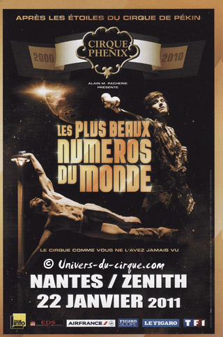 Loire-Atlantique: le Cirque Phénix au Zénith de Nantes le 22 janvier 2011