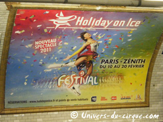 Paris: cirques et spectacles familiaux s'affichent dans le métro de la capitale