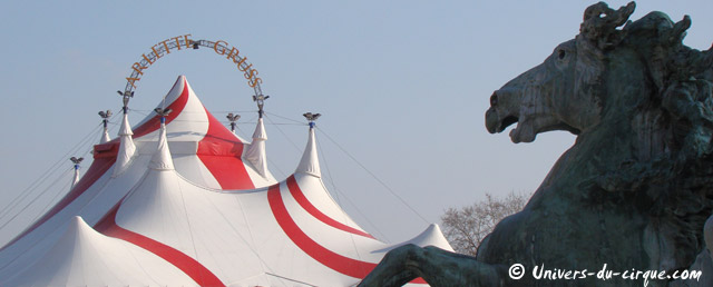 Gironde: le Cirque Arlette Gruss sur la place des Quinconces à Bordeaux en images