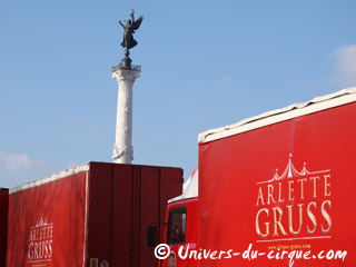 Gironde: le Cirque Arlette Gruss sur la place des Quinconces à Bordeaux en images