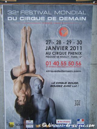 Paris: le 32 Festival Mondial du Cirque de Demain se prépare