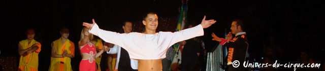Yurie Basiul au programme du spectacle 2011 du Cirque Pinder