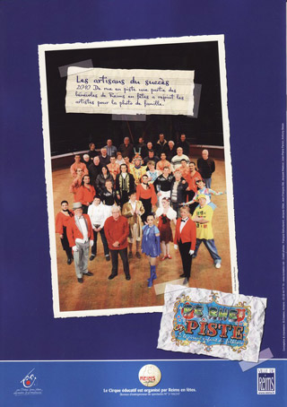 Marne: le programme souvenir 2011 du Cirque Educatif de Reims