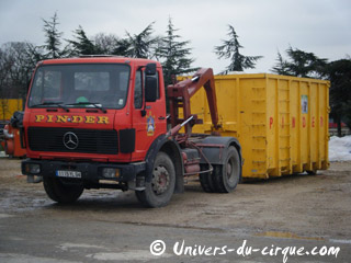 Paris: dernières images du Cirque Pinder sur la Pelouse de Reuilly avant son départ en tournée