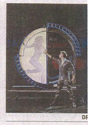 Haut-Rhin: l'illusionniste Vincent Vignaud à la une du journal l'Alsace