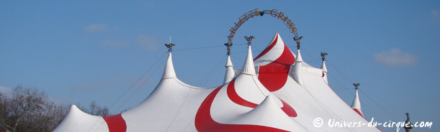 Itinéraire du Cirque Arlette Gruss au cours du premier semestre 2011