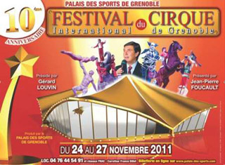 Isère: les dates du 10 Festival International du Cirque de Grenoble