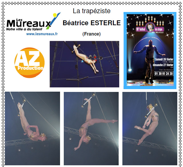 Yvelines: Béatrice Esterle au programme du 10 Festival du Cirque des Mureaux