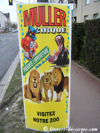 Essonne: le séjour du Cirque Muller à Chilly-Mazarin se poursuit jusqu'au 13 février 2011