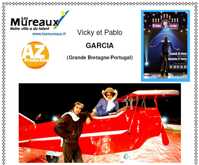 Yvelines: Vicky et Pablo Garcia au programme du 10 Festival du Cirque des Mureaux