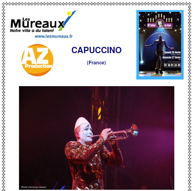 Yvelines: Capuccino au programme du 10 Festival du Cirque des Mureaux