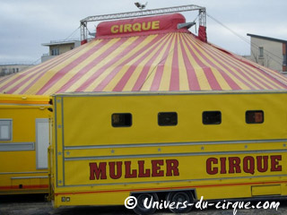 Essonne: derniers jours du Cirque Muller à Chilly-Mazarin