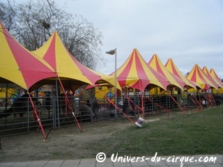 Essonne: derniers jours du Cirque Muller à Chilly-Mazarin