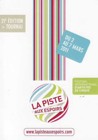 Belgique: 21 édition du festival de la Piste aux Espoirs à Tournai du 02 au 07 mars 2011