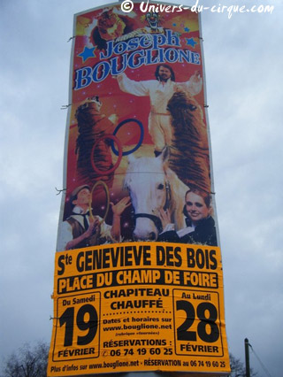 Essonne: le Cirque Joseph Bouglione à Sainte-Geneviève-des-Bois du 19 au 28 février 2011