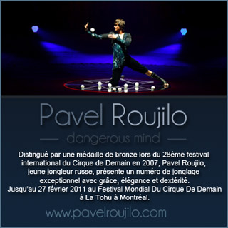 Nouveauté web: le site de Pavel Roujilo est en ligne