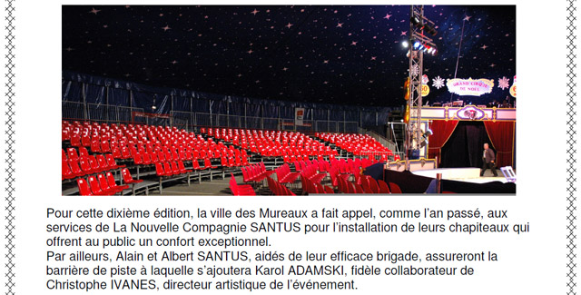 Yvelines: les installations du 10 Festival du Cirque des Mureaux