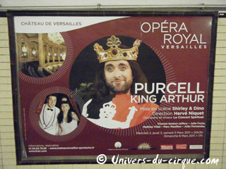 Yvelines: spectacle mis en scène par Shirley et Dino à l'Opéra Royal de Versailles du 02 au 06 mars 2011