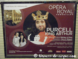 Yvelines: spectacle mis en scène par Shirley et Dino à l'Opéra Royal de Versailles du 02 au 06 mars 2011