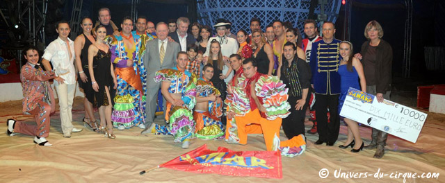 Haute-Vienne: de l'Amour sur la piste étoilée du Cirque Amar à Limoges