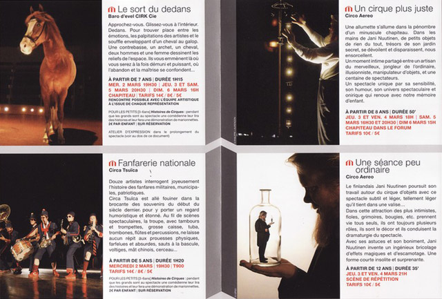 Maine-et-Loire: Festival Cirque(s) à Angers du 02 au 06 mars 2011