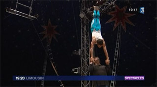 Haute-Vienne: le Cirque Amar à Limoges sur France 3 Limousin