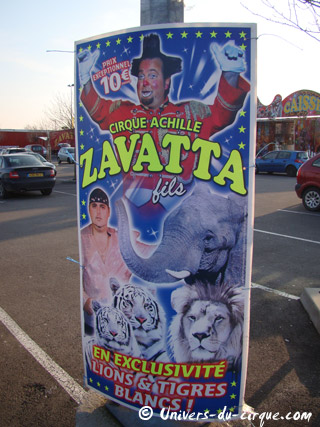 Les nouvelles affiches du Cirque Zavatta Fils
