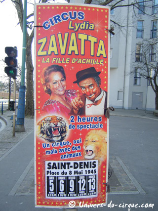 Seine-Saint-Denis: le Cirque Lydia Zavatta à Saint Denis jusqu'au 13 mars 2011