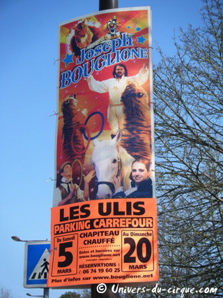 Essonne: le Cirque Joseph Bouglione aux Ulis jusqu'au 20 mars 2011