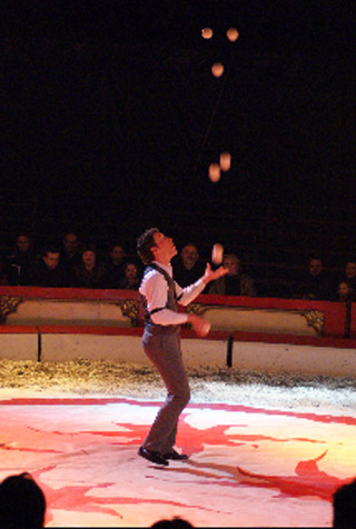 Joanès sur la piste du Cirque Lydia Zavatta en images