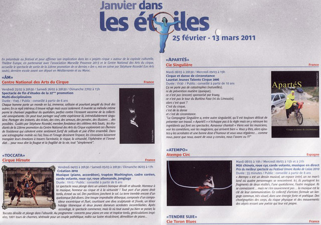 Var: derniers jours du 12° Festival du Cirque Contemporain de La-Seyne-sur-Mer